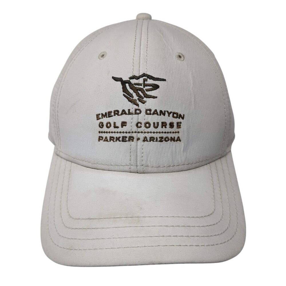 Emerald Canyon Golf Course Slideback Hat Tan One Size Adjustable Dpc
